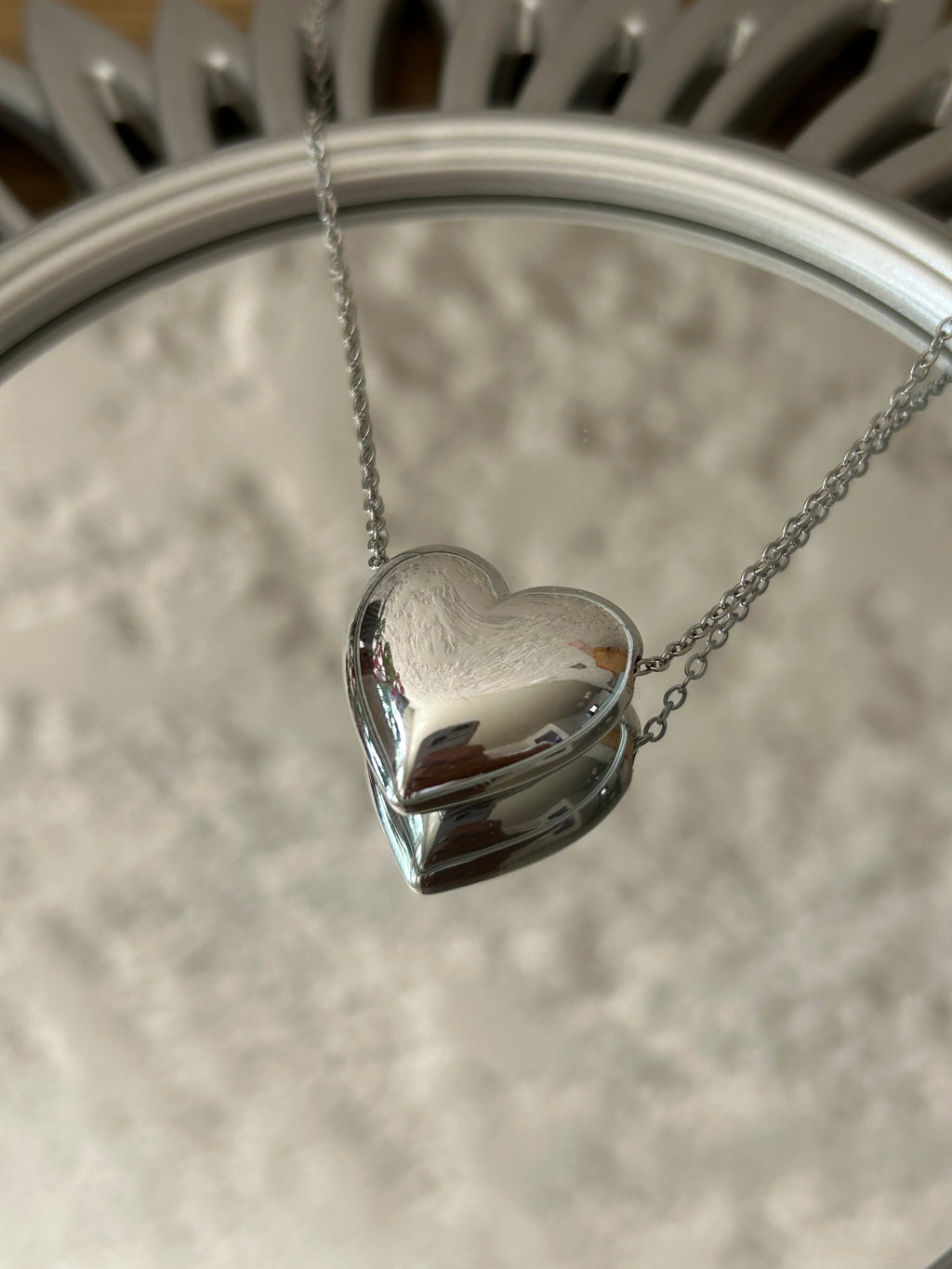 collar de corazón