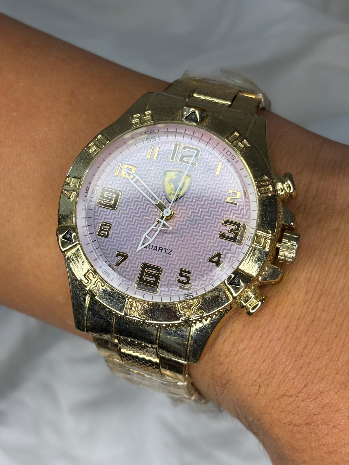 Reloj Ferrari Gold