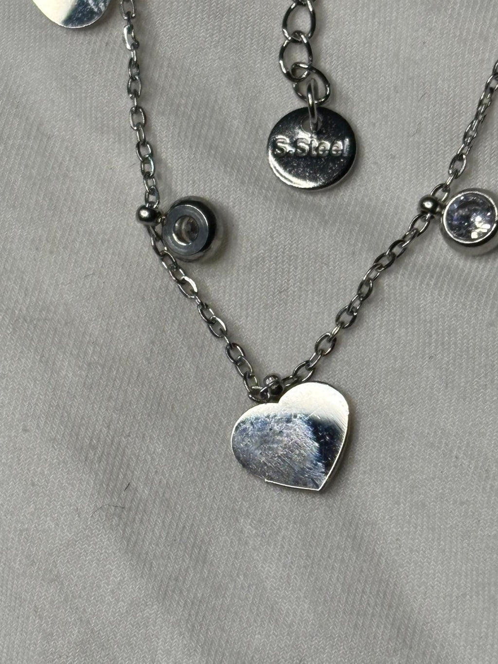 Collar Heart Silver