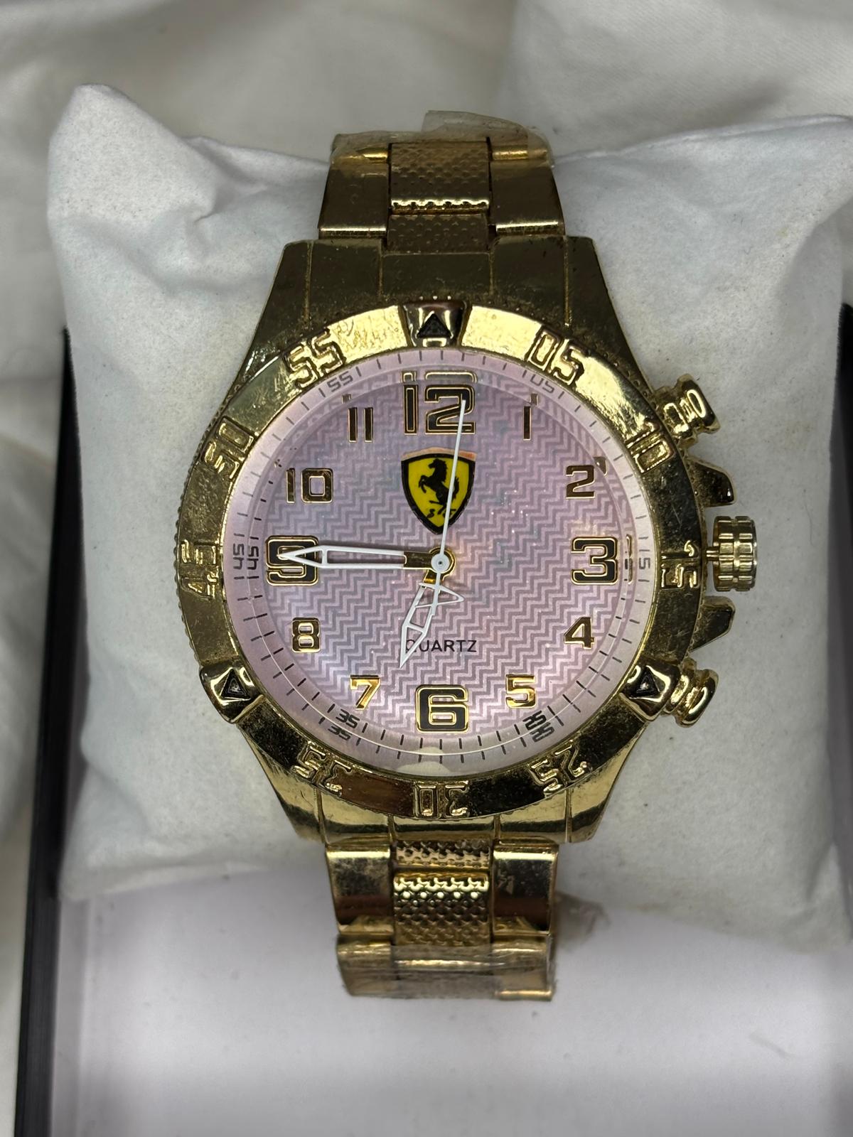 Reloj Ferrari Gold