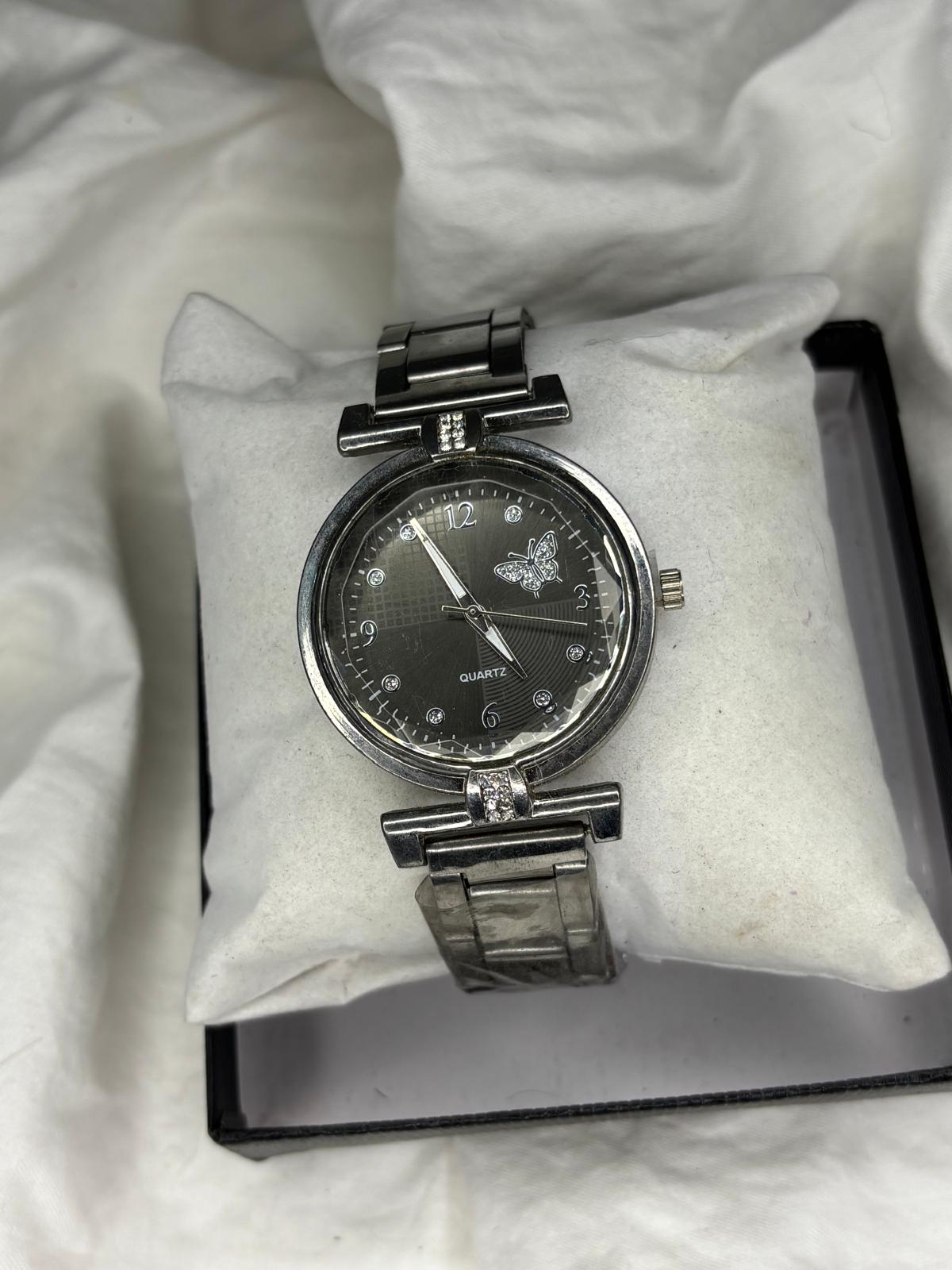Reloj Mariposa Silver