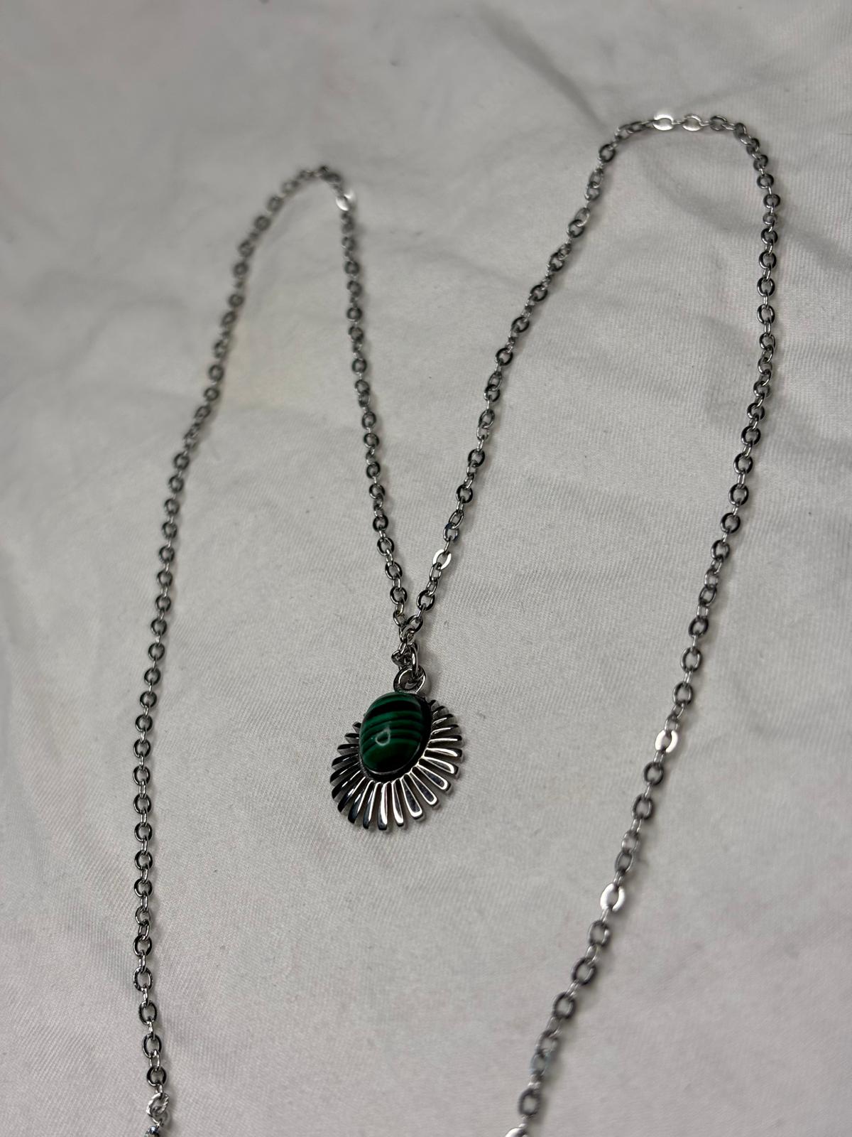 Collar Sol de Esmeralda